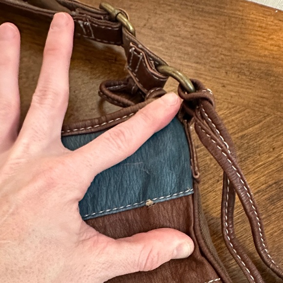 Multicolor Leather Crossbody Bag - Picture 4 of 7